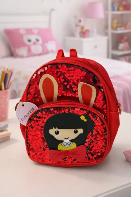Masoomiyat Cute Sequin Kids Backpack