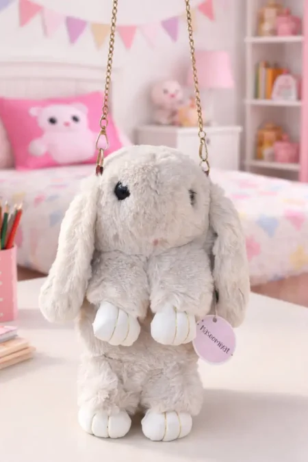 Masoomiyat Cute Bunny Plush Sling Bag