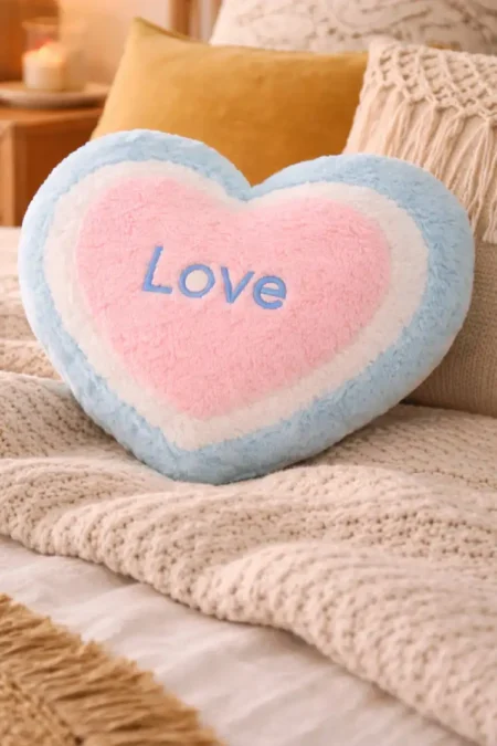 Masoomiyat Heart Shape Love Plush Pillow