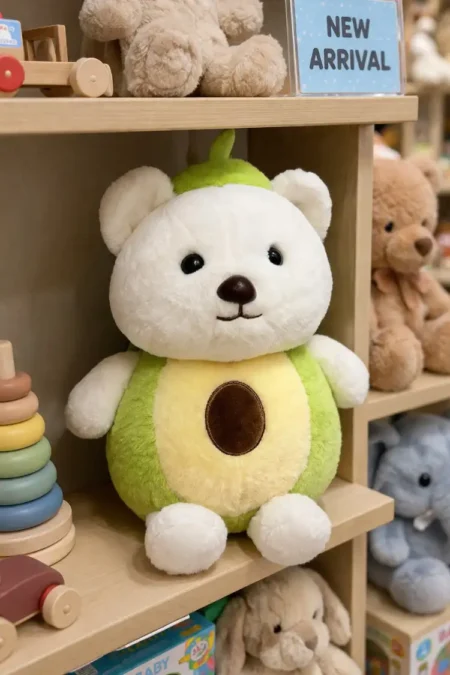 Masoomiyat Cute Avocado Teddy Bear Plush Toy