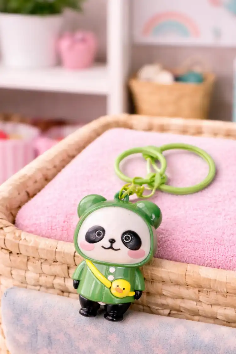 Masoomiyat Cute Panda Cartoon Keychain Charm - Image 2