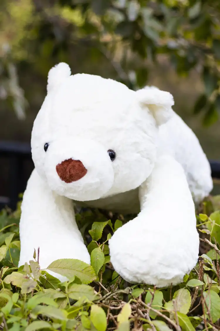 Masoomiyat Cute Polar Bear Plush Toy Cum Baby Pillow