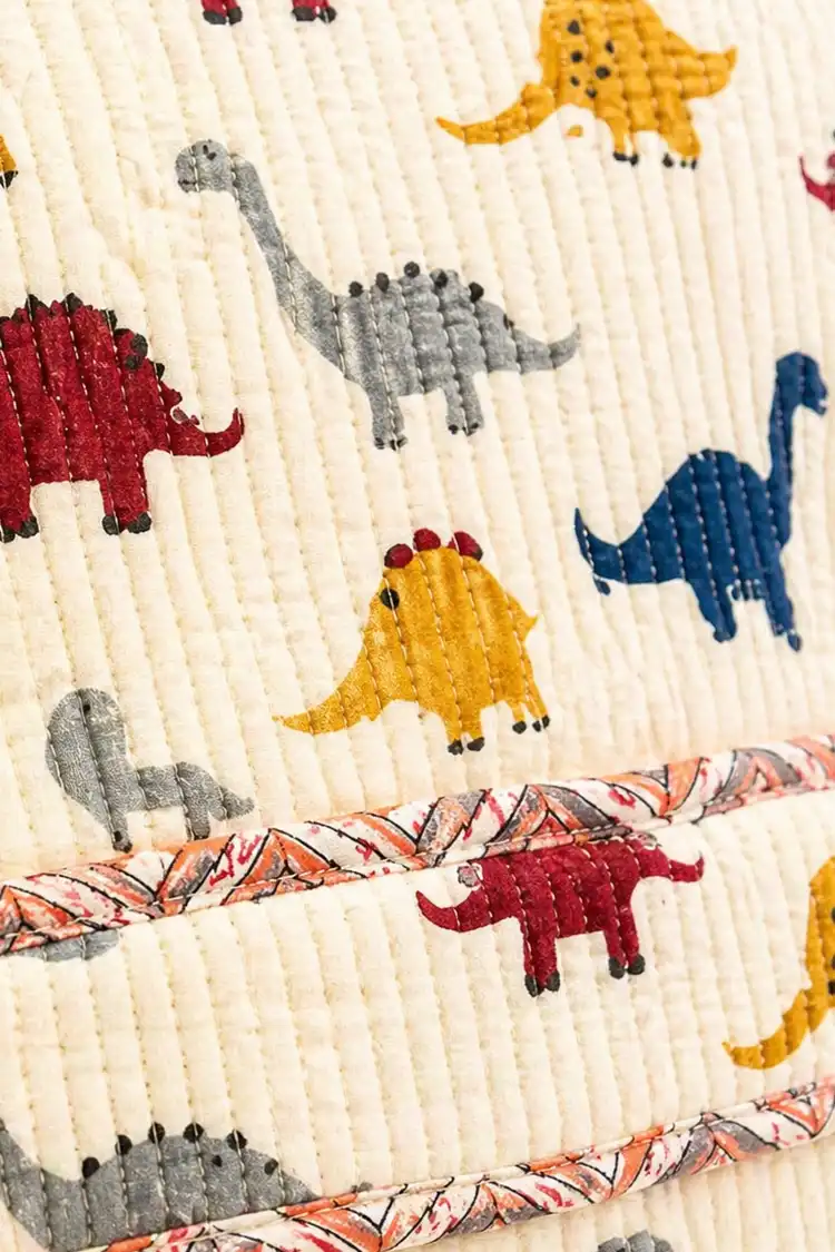 Masoomiyat Dino Adventure Kids Quilted Backpack - Image 3